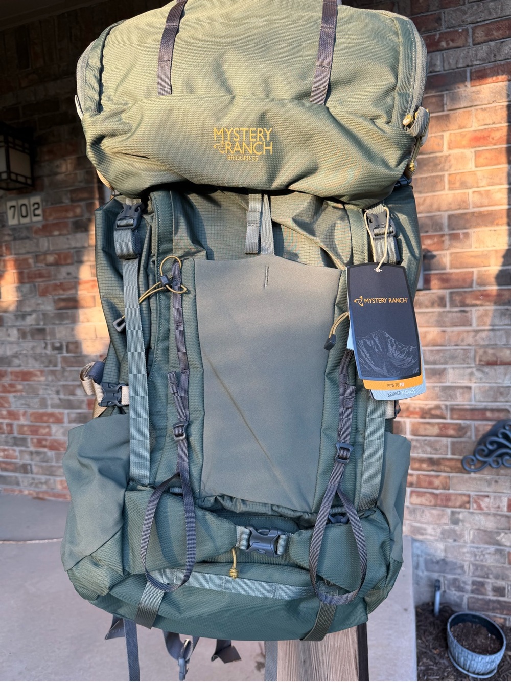 Brand New Mystery Ranch Bridger 55 Men’s XL - IVY - Discontinued